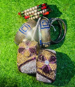 Beautiful Party Wear Stone Bangles