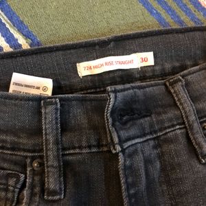 Levi’s High Rise Straight Jeans