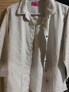 Formal White Striped shirt