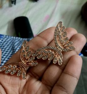 Diamond Butterfly Clip
