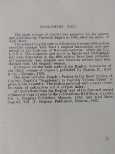 Karl Marx - Capital Volume III