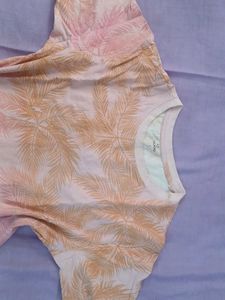 Floral Print Casual T-shirt