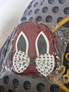 Cute Bunny Sling Cum Backpack