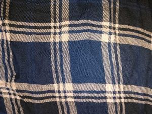 Blue Plaid Crop shirt