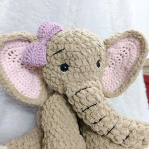 Crochet Elephant Soft Toy 🐘💖