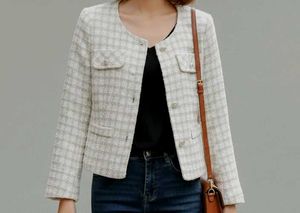 Chic Tweed Style Jacket
