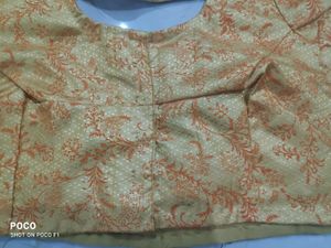 pretty shimmry blouse.