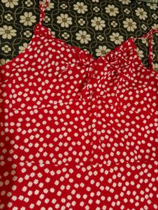 Cherry Red Mini Dress