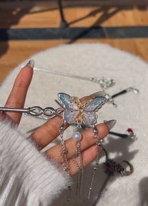 Butterfly Inlay Hair Pin