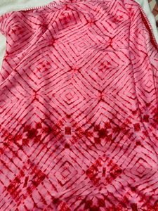 Beautiful Pink Saree With Stones 🩷