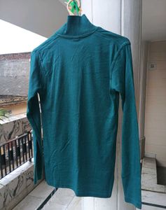 Black Long Sleeve Mock Neck Top