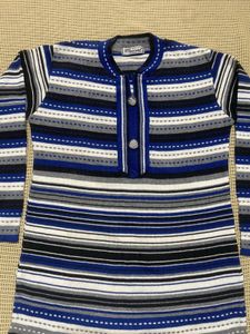 Woollen Striped Knit Kurta