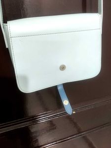 Minimalist Pastel Sky Blue Crossbody Bag