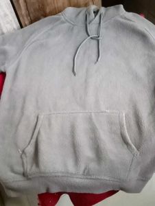 H&amp;M teddy hoodie 🤍