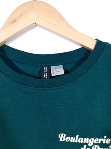 H&amp;M Dark Green Mini Dress(women&#39;s)