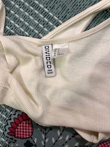 Cute White Crop Tank Top