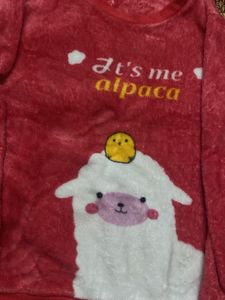 Cute Alpaca Pajama Set
