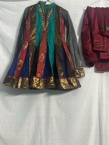 Anarkali Suit With Duppata For Kids