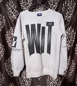White Colour Sweatshirt