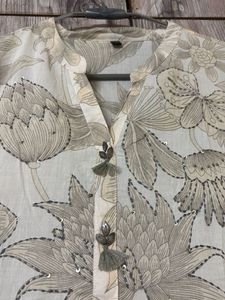 Floral Print Kurta