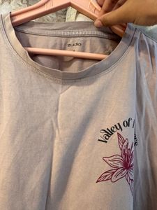 Zudio Oversized Tee, Bust- 36/38
