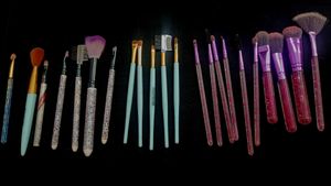 Glam &amp; Pro Makeup Brush Set - Mixed Styles