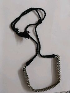Oxidised silver choker: perfect accessory!