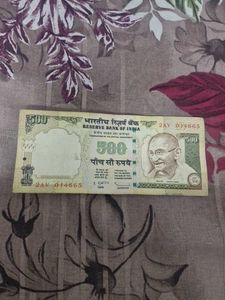500 Rupee Note