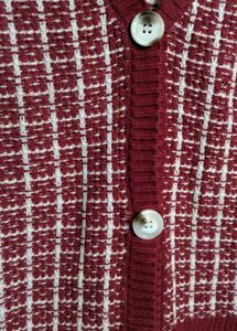 Burgundy Knit Vest