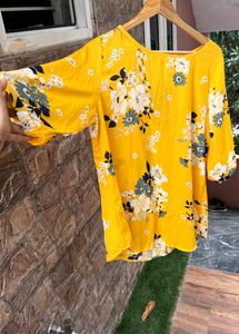 branded floral top