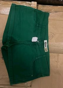 Green and Red Shorts (A Pair )