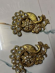 Golden Peacock Showpieces