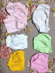 Combo Of Many Dresses , Socks, Mittens, Langots,