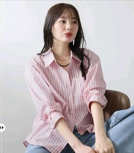 New with tag Pinterest Korean Striped Shirt - Casu