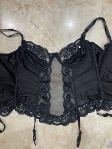 Black Lace Corset