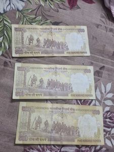 ₹500 Indian Rupee Notes (Set of 3)