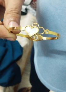 Heart Bangle Bracelet