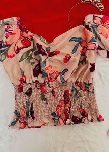 Floral Off-Shoulder Top