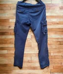 Blue Cargo Pant