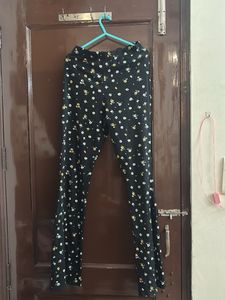 Floral Print Flare Pants