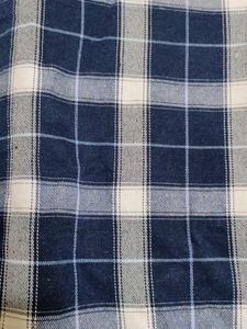 Men Blue Checked Shirt