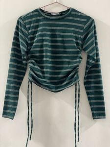 Stylish Striped Fitted Top – Lightweight & Trendy