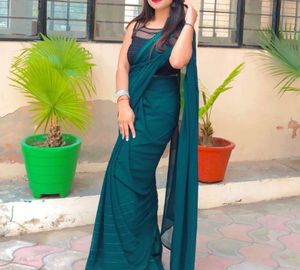 Elegant Green Saree