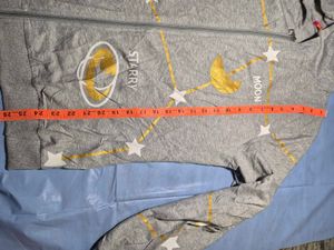 Starry Moon Grey Hoodie