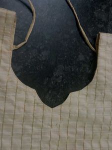 Beige Hand Stitched Kurta With Back Thread