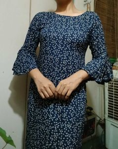 Bell Sleeves Kurti Long