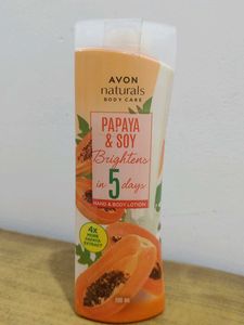 Avon Papaya & Soy Body Lotion