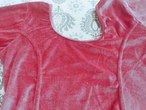Pink Velvet Women&#39;s Blouse