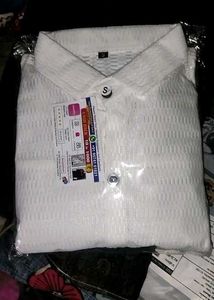 White Texture Shirt Very Trending And Fashion