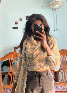 Floral Wrap Top Sassfras 💛